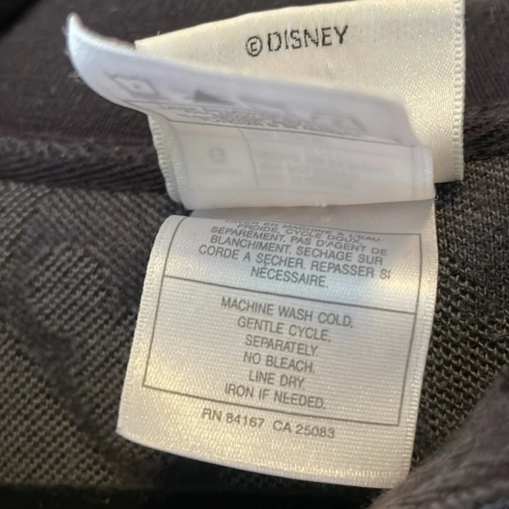 The Disney Store Vintage Mickey Mouse Black Short Sleeve Polo Size‎ Large